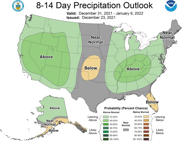 Though Providing Relief to Some, Western Moisture Spreading